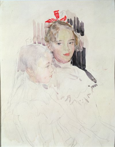 The Botkin Children by Valentin Aleksandrovich Serov